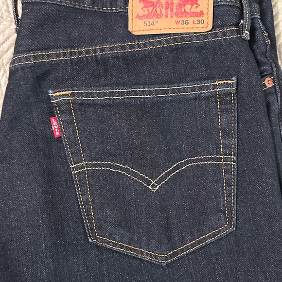 Levi’s 514™ STRAIGHT FIT MEN'S JEANS like new 36x30 - Picture 2 of 3